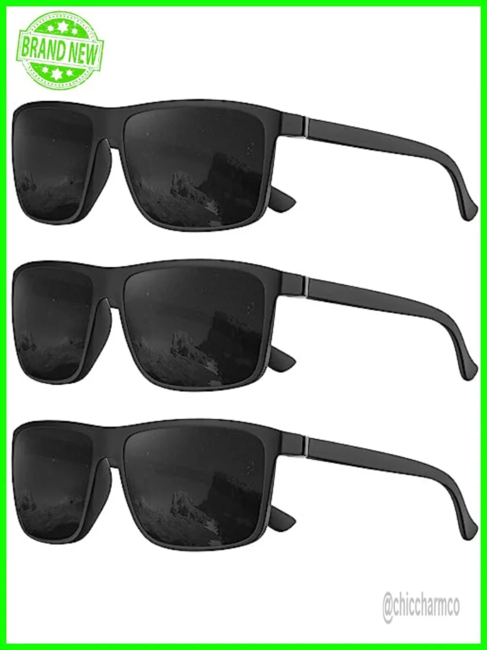 Polarized Sunglasses 3 Pack UV Protection Driving Fishing